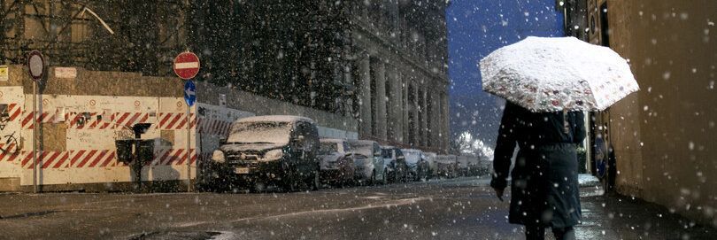 In Italia arriva l’aria gelida, oggi e nel weekend freddo e pioggia