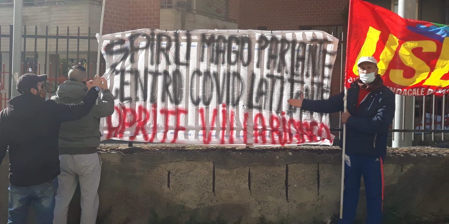 Usb: «Spariti 2,5 milioni di euro per il Covid hotel di Villa Bianca» – VIDEO