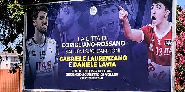 «La Calabria è più vicina al Trentino grazie a Lavia e Laurenzano». Trentino volley festeggia lo scudetto