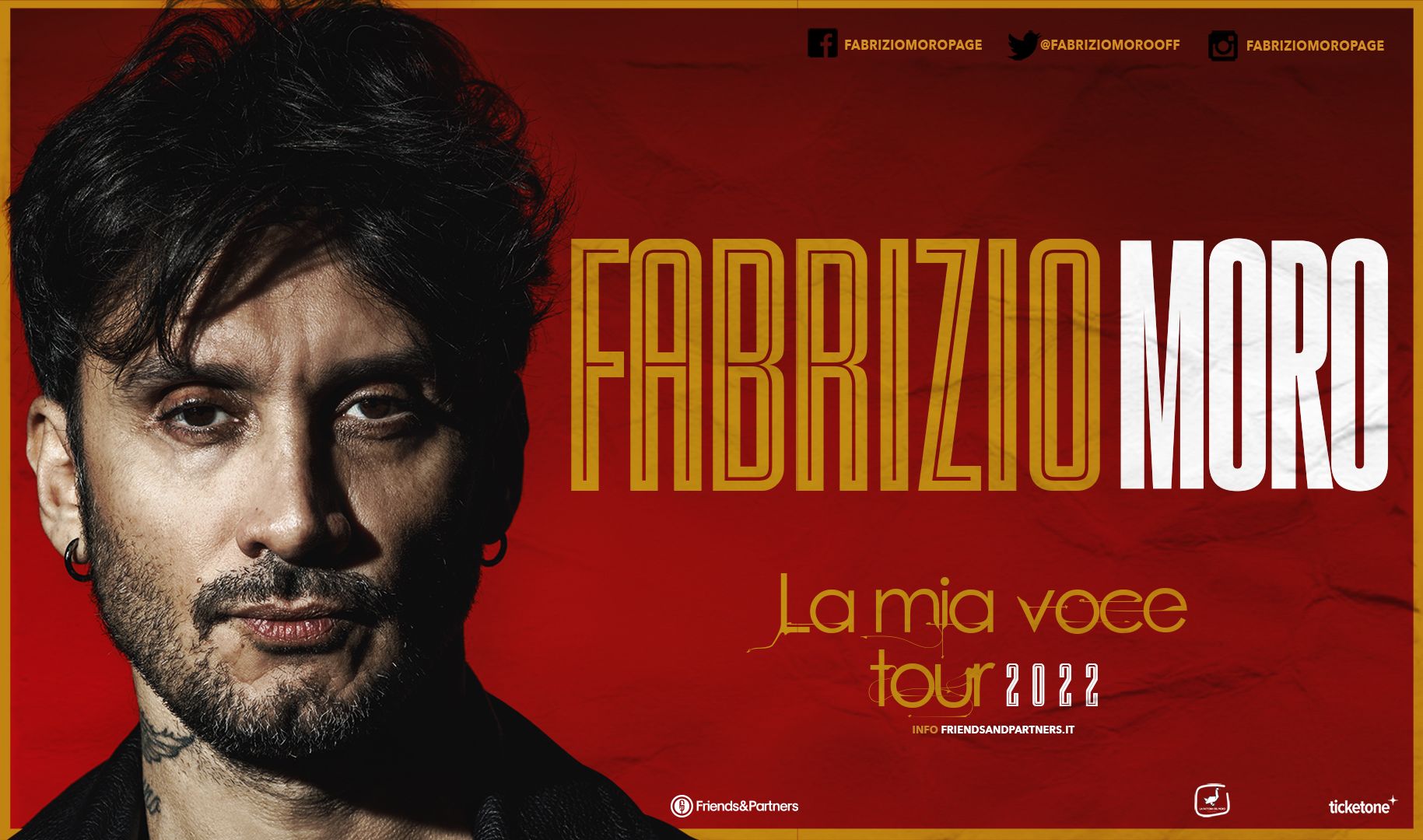 Le Castella Music Fest, il 23 agosto arriva Fabrizio Moro