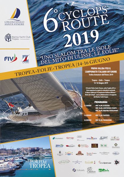 Vibo Marina, vele spiegate per la partenza della "Cyclops Route"