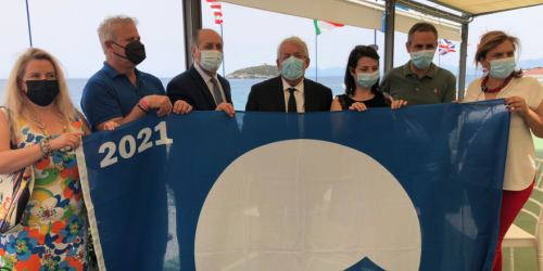 bandiera blu diamante