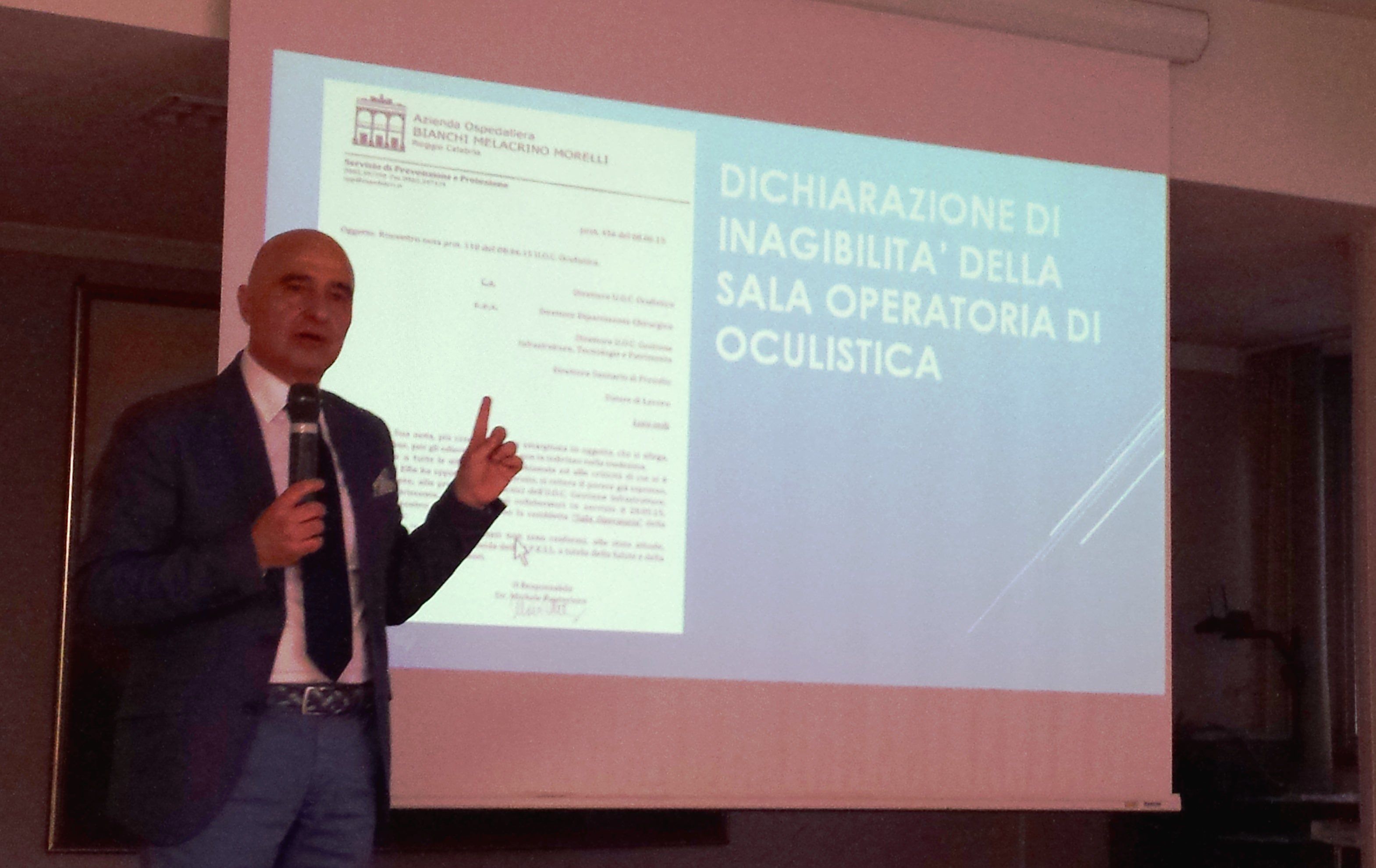 Reggio Calabria, sala operatoria inagibile