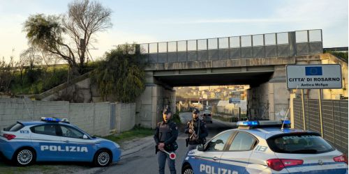 volante polizia Rosarno