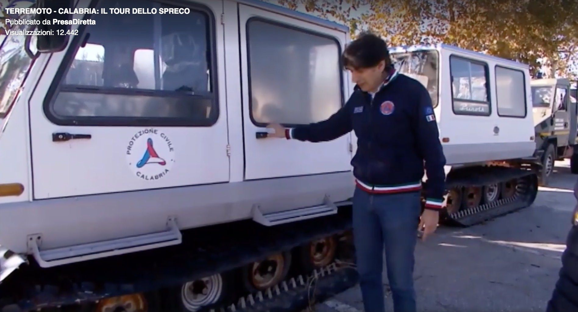 PresaDiretta tra gli sprechi della Protezione civile – VIDEO