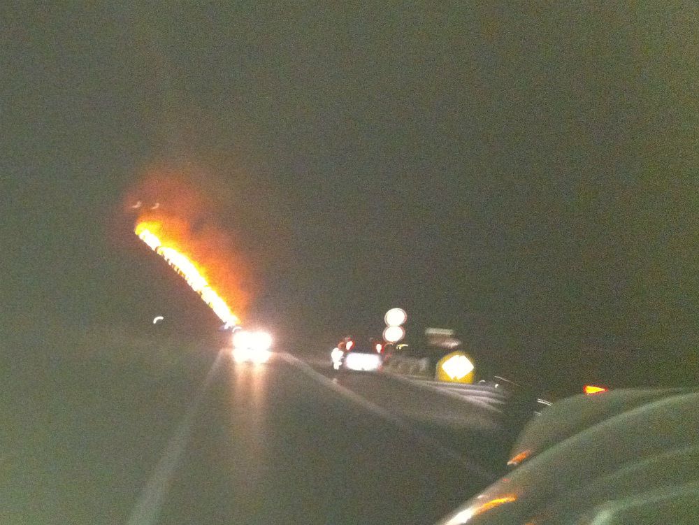 Amantea, incendio minaccia case in località Coreca