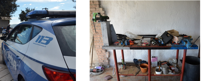 A Crotone scoperto un laboratorio clandestino di armi, arrestato un 54enne