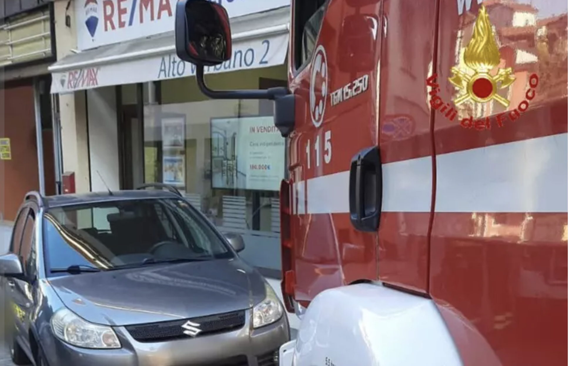 Auto senza freno a mano scivola in retromarcia e uccide una 79enne