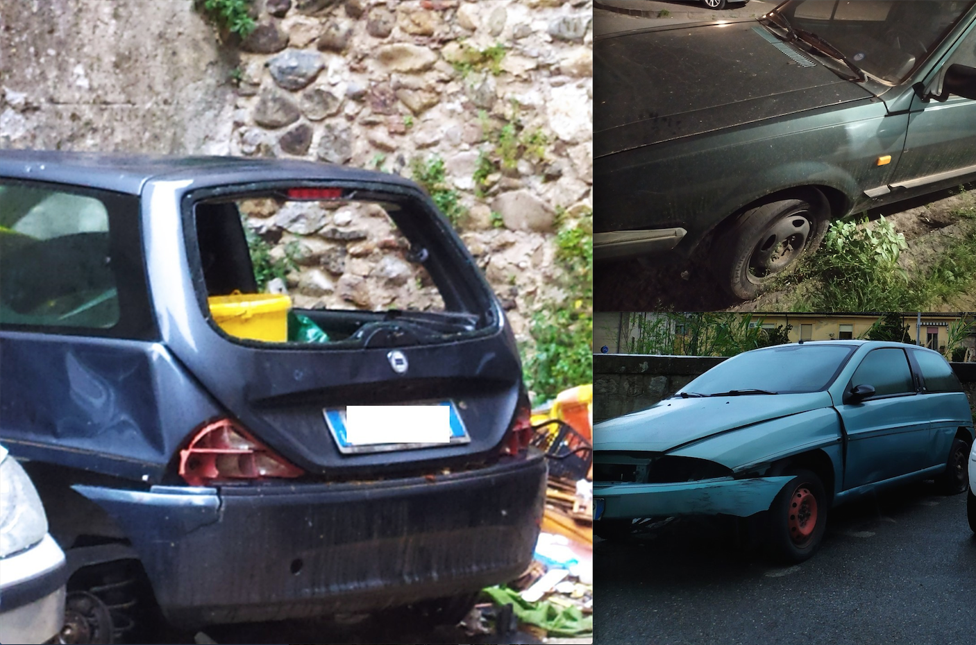 Non solo Cosenza vecchia: decine di carcasse di auto abbandonate anche in centro città