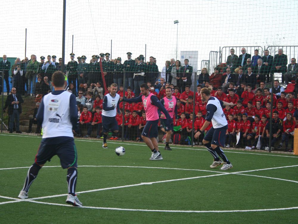 Una giornata con gli azzurri