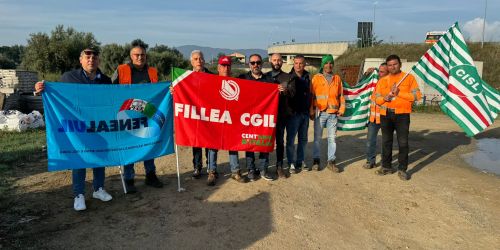 lavoratori della Manelli Impresa