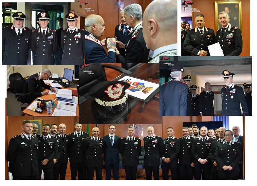 Il Generale Sciuto, in visita al Comando Provinciale di Cosenza