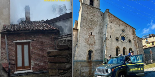 incendio san giovanni in fiore GDF san giovanni in fiore