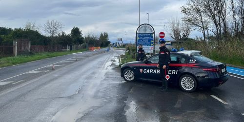 carabinieri villapiana salvata donna incendio