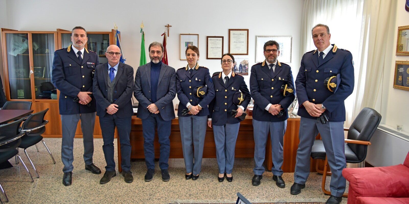 Questura di Cosenza, nuovi incarichi per funzionari, dirigenti e commissari