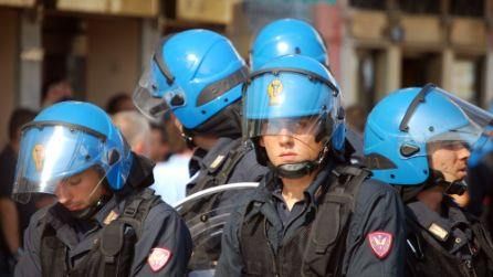 Palazzina occupata abusivamente sgomberata dalla polizia