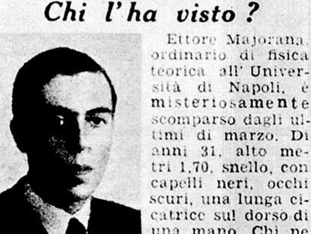 Quando Majorana fu segnalato a Catanzaro