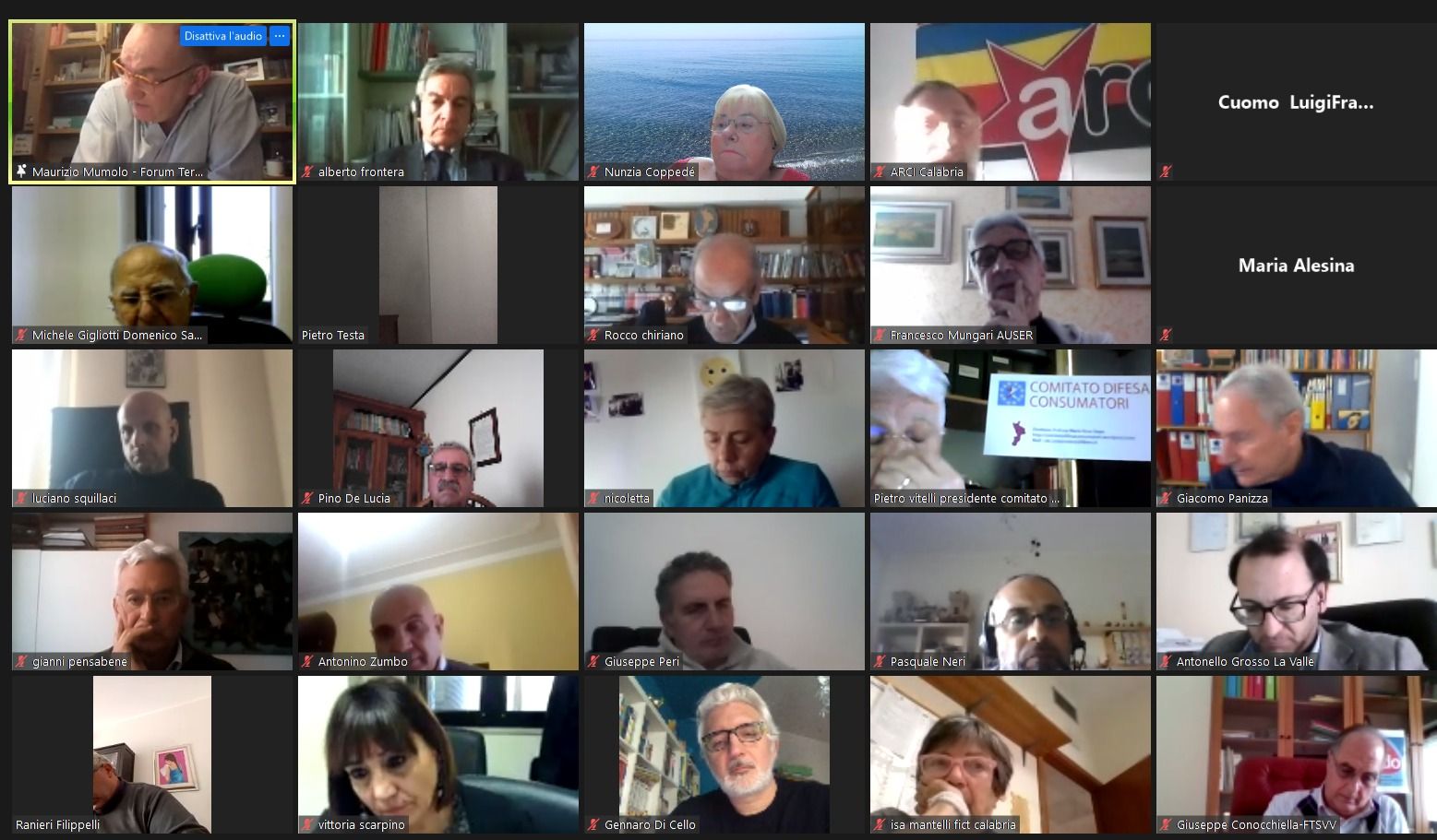 Il Forum Regionale del Terzo Settore rinnova i suoi organi