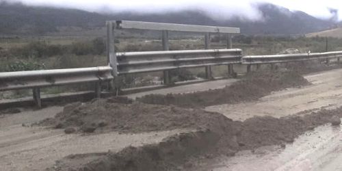 strada chiusa a Reggio per maltempo