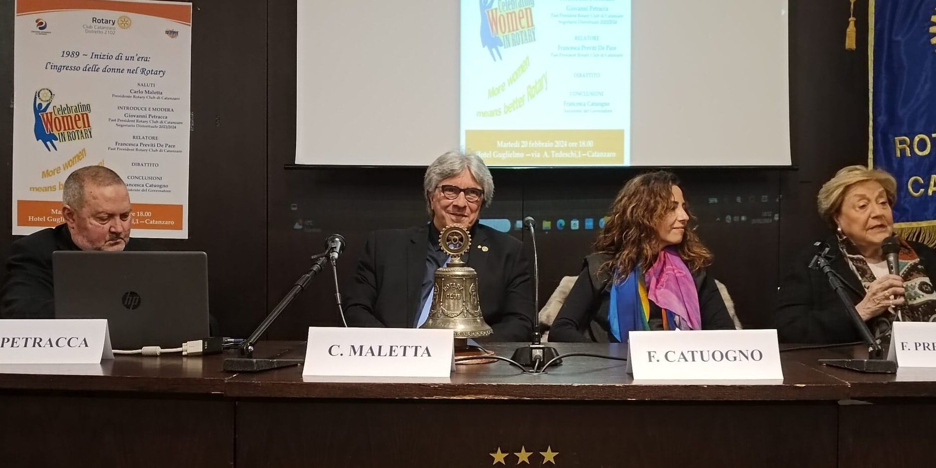 A Catanzaro “1989, inizio di un’era: l’ingresso delle donne del Rotary”