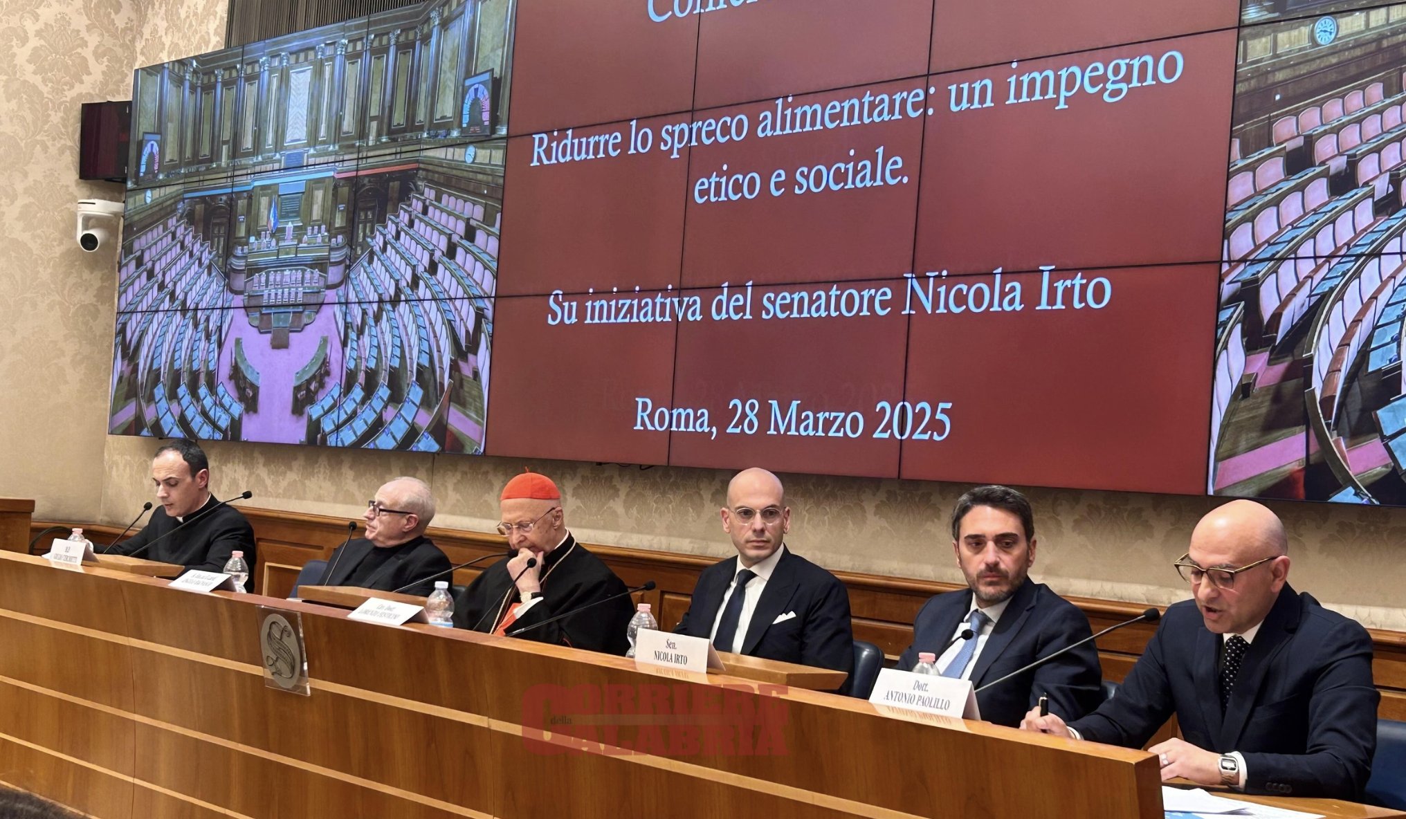 Calabria e Vaticano uniti contro lo spreco alimentare, il cardinale Bagnasco: «Necessaria maggiore consapevolezza delle risorse»