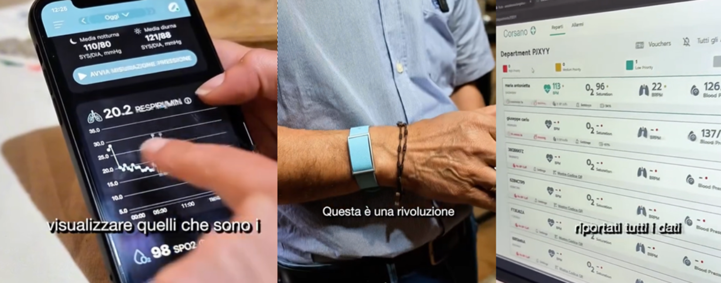 Bracciali sanitari monitorano h24 i parametri vitali dei cittadini di Longobucco – VIDEO
