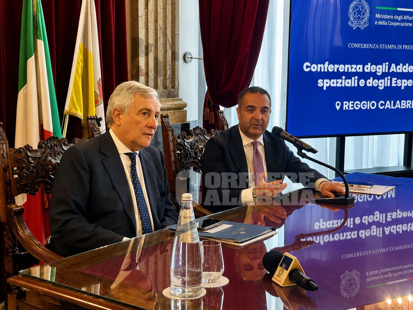 Tajani porta a Reggio gli addetti scientifici italiani nel mondo: «Questa città ha una dimensione mediterranea»