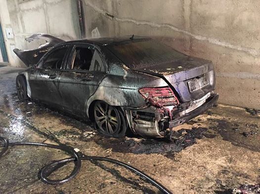 Siderno, in fiamme l'auto di un consigliere pd