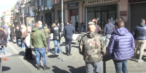 protesta zona bianca vv