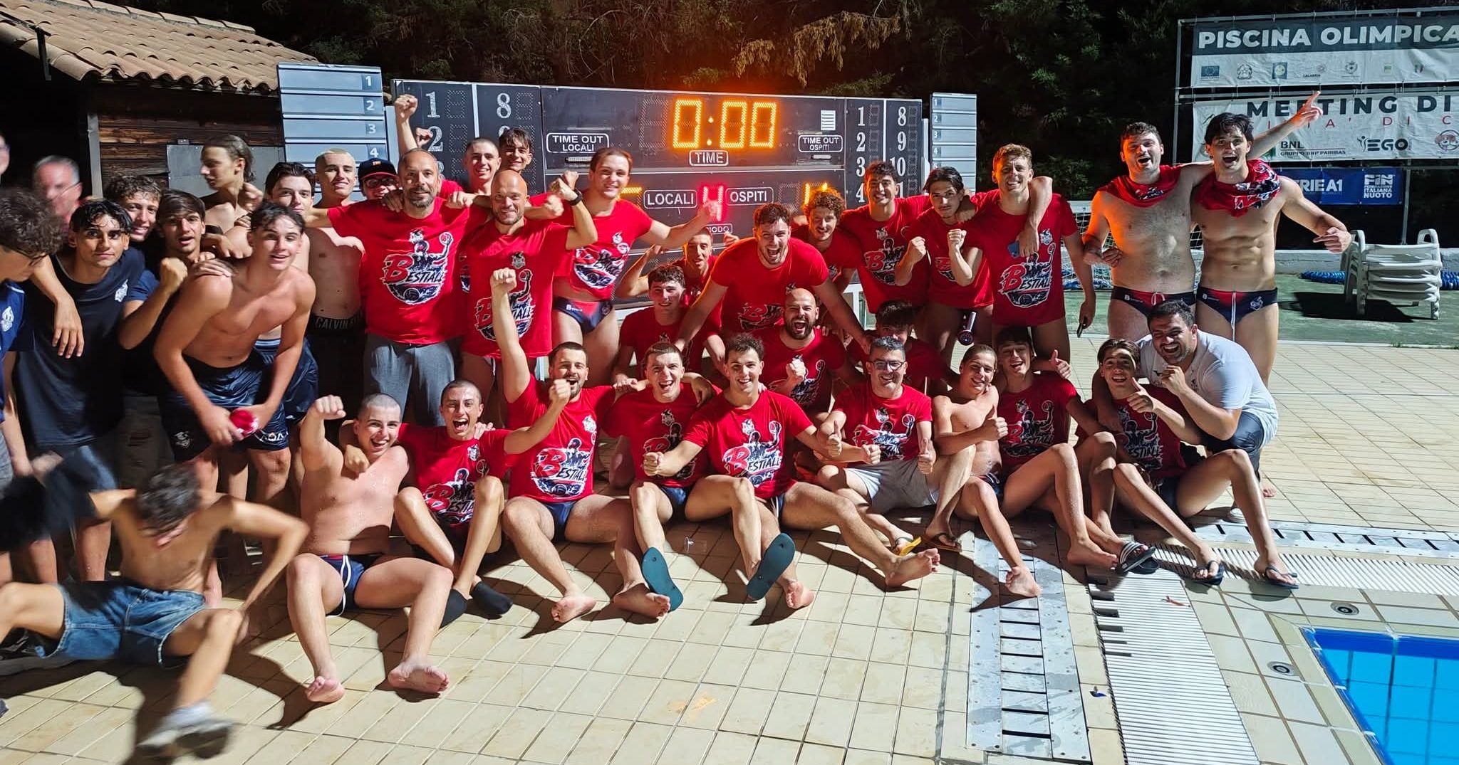 Smile Cosenza Pallanuoto da applausi: è promozione in Serie B