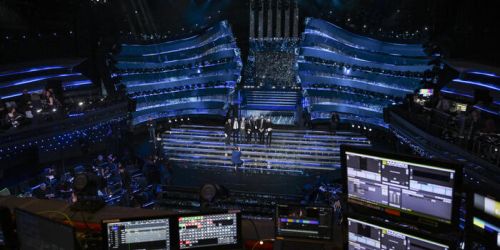 La finale di Sanremo, l'Ariston balla con Tutta l'Italia