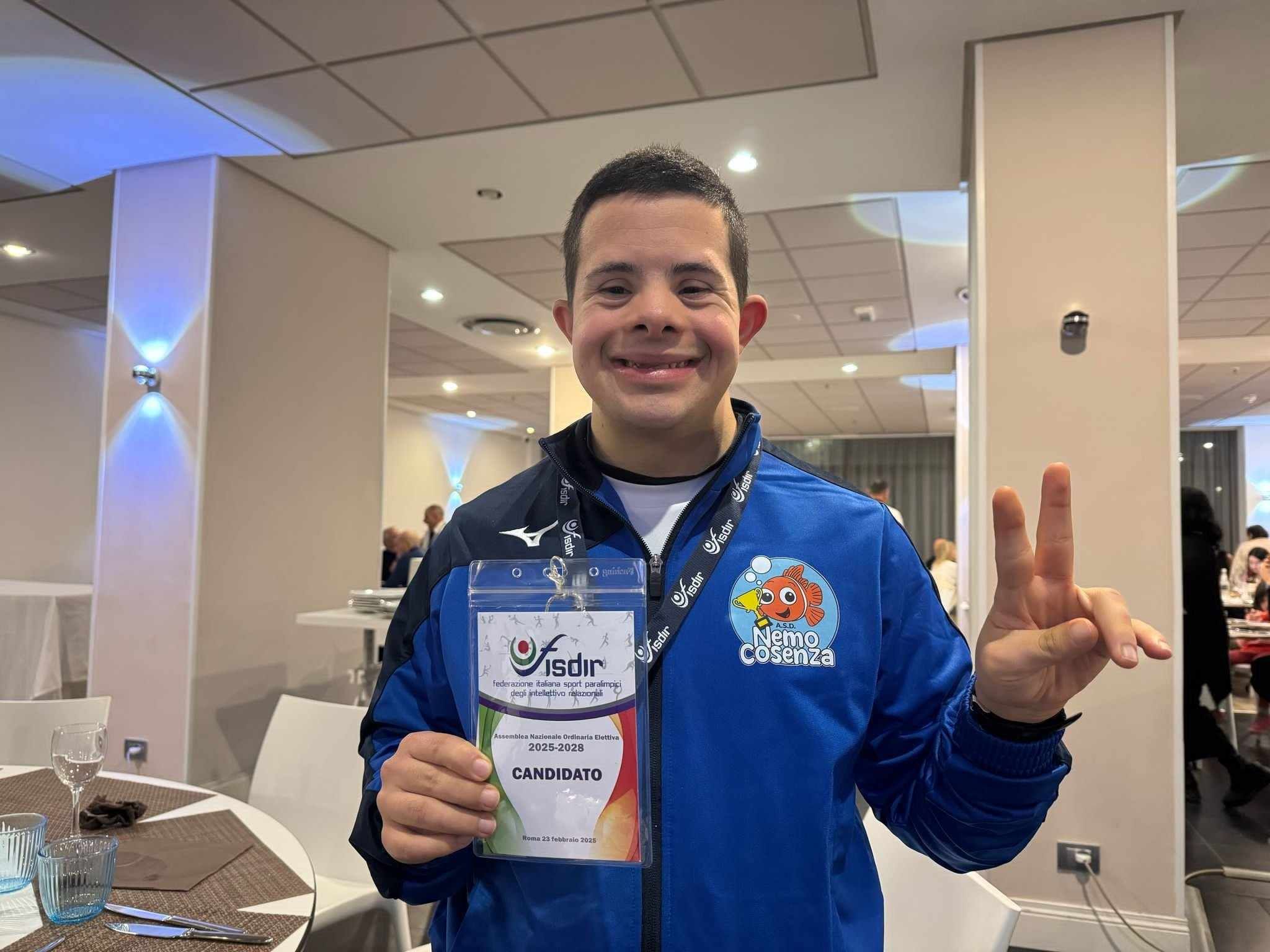 Il sogno di Bruno: diventare consigliere federale degli atleti Fisdir. «Lo sport è per tutti»