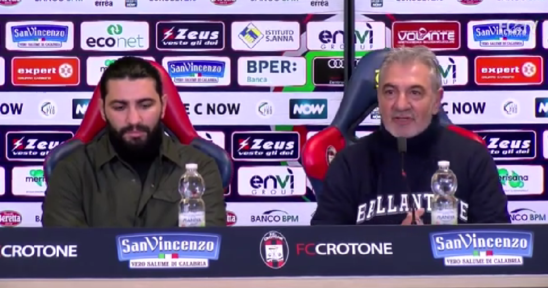 Crotone, Vrenna: «Se c’è qualcuno più bravo di noi siamo pronti a farci da parte»