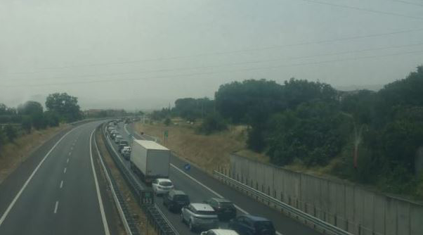 Anas, weekend di Ferragosto con traffico intenso sulla A2