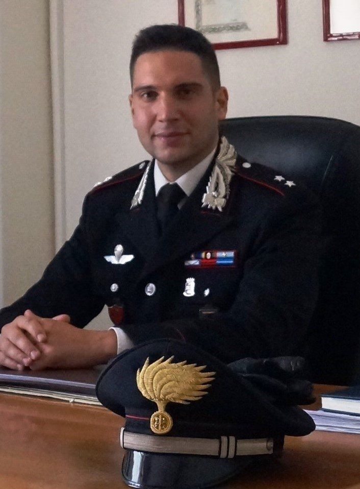 Il tenente 27enne a capo dell'Arma cosentina