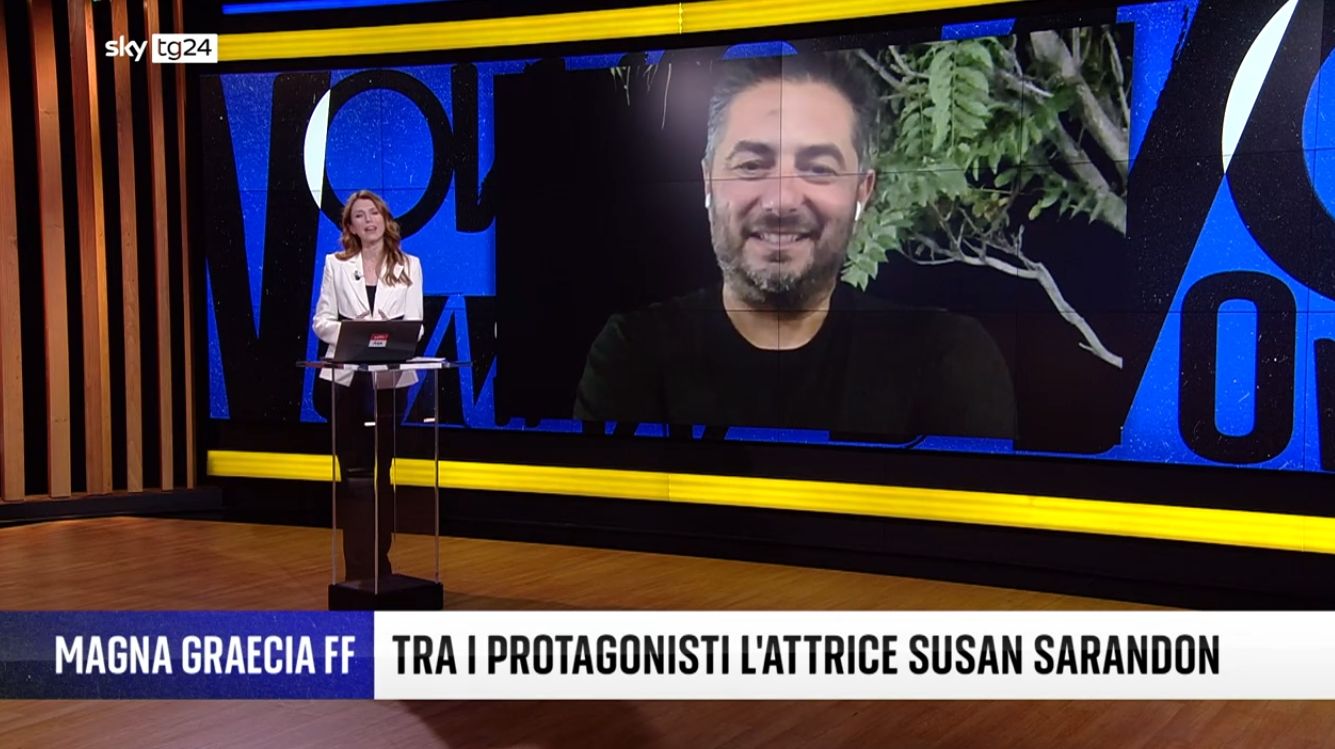 Gianvito Casadonte “lancia” il Mgff su “Sky Tg 24” – VIDEO