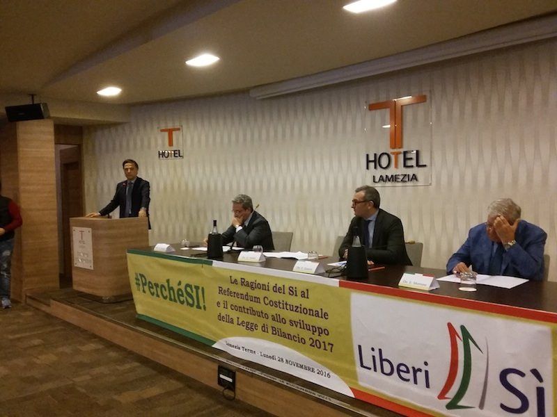 Referendum, Zanetti e Galati: «Un Sì contro l'immobilismo»