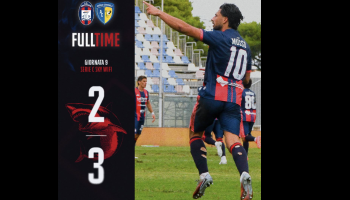 Il Crotone cade allo Scida: il Cerignola vince 2-3