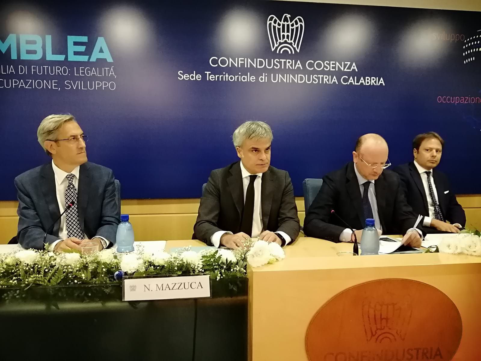 Confindustria, Boccia: «Dare centralità alla Calabria». Amarelli: «Ora impegno straordinario»