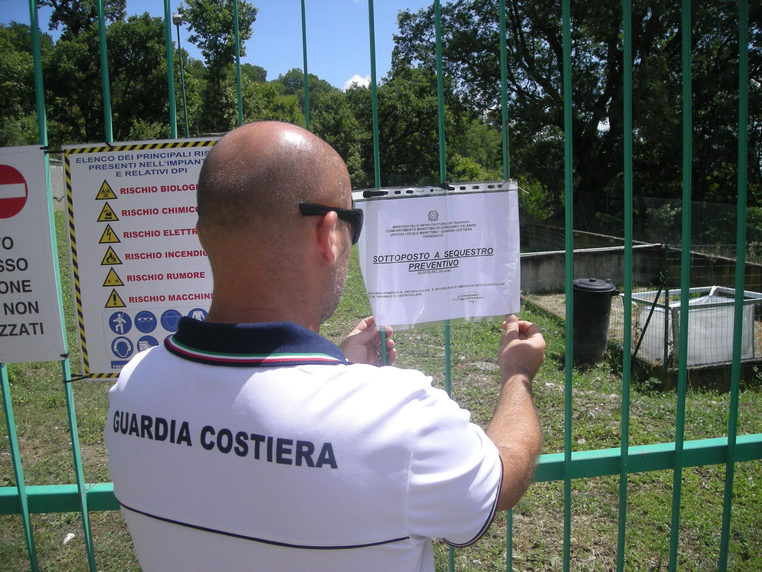 Sequestrato il depuratore di Alessandria del Carretto