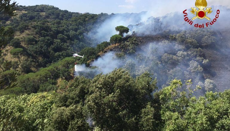«Famiglie in pericolo per un piromane imbecille»