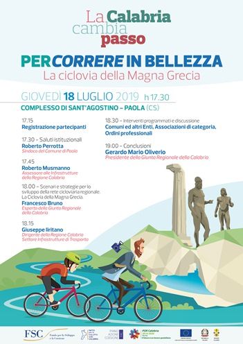 "La Calabria cambia passo" (anche) con la Ciclovia della Magna Grecia