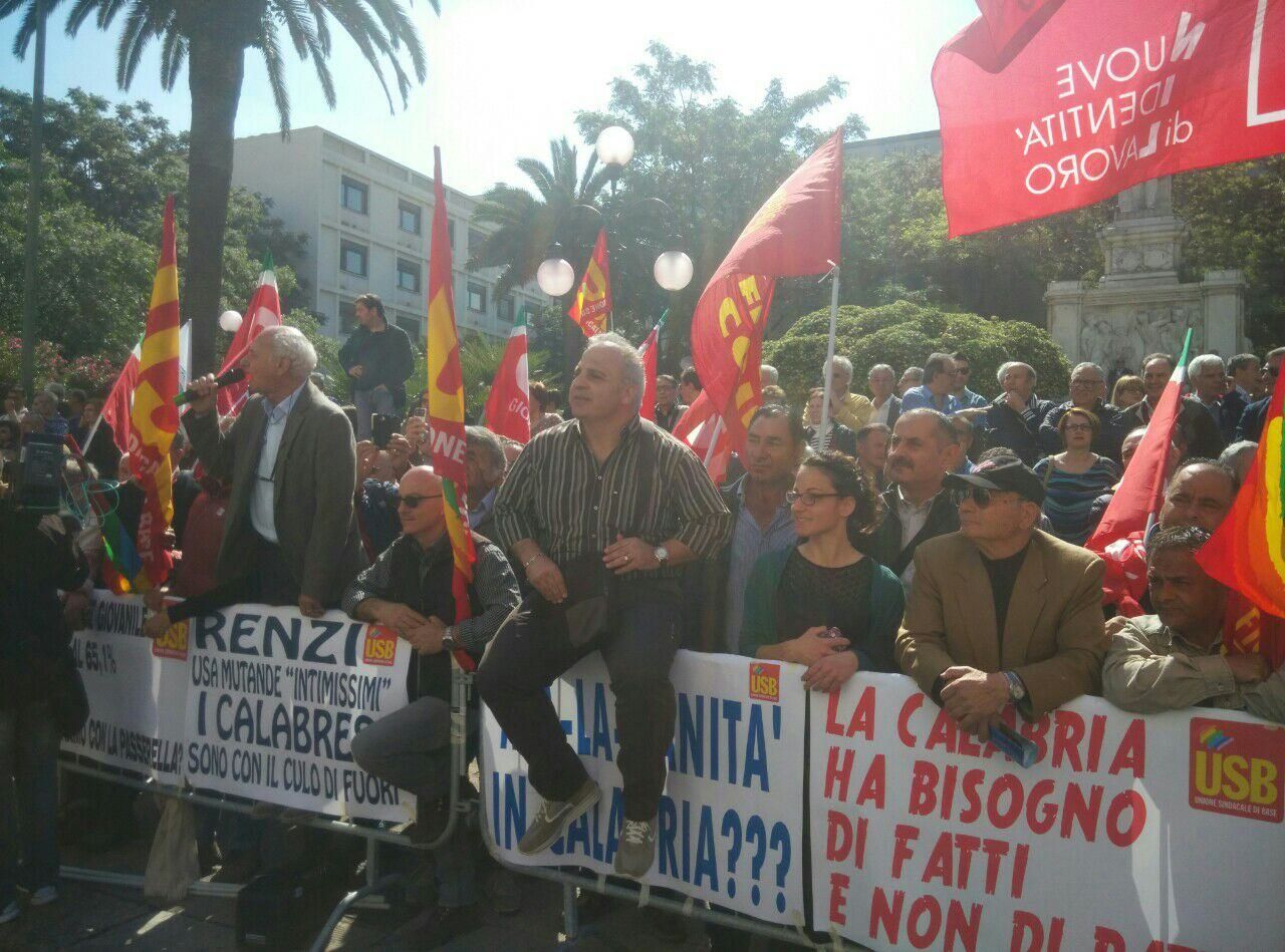 I lavoratori guastano la festa a Renzi