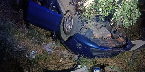 incidente civita auto ribaltata