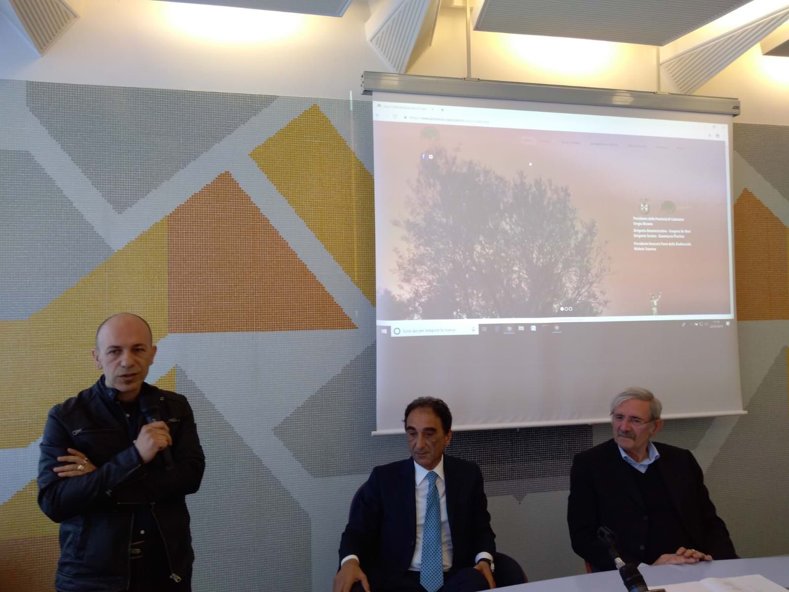 Catanzaro, presentato il nuovo portale Parco Biodiversità