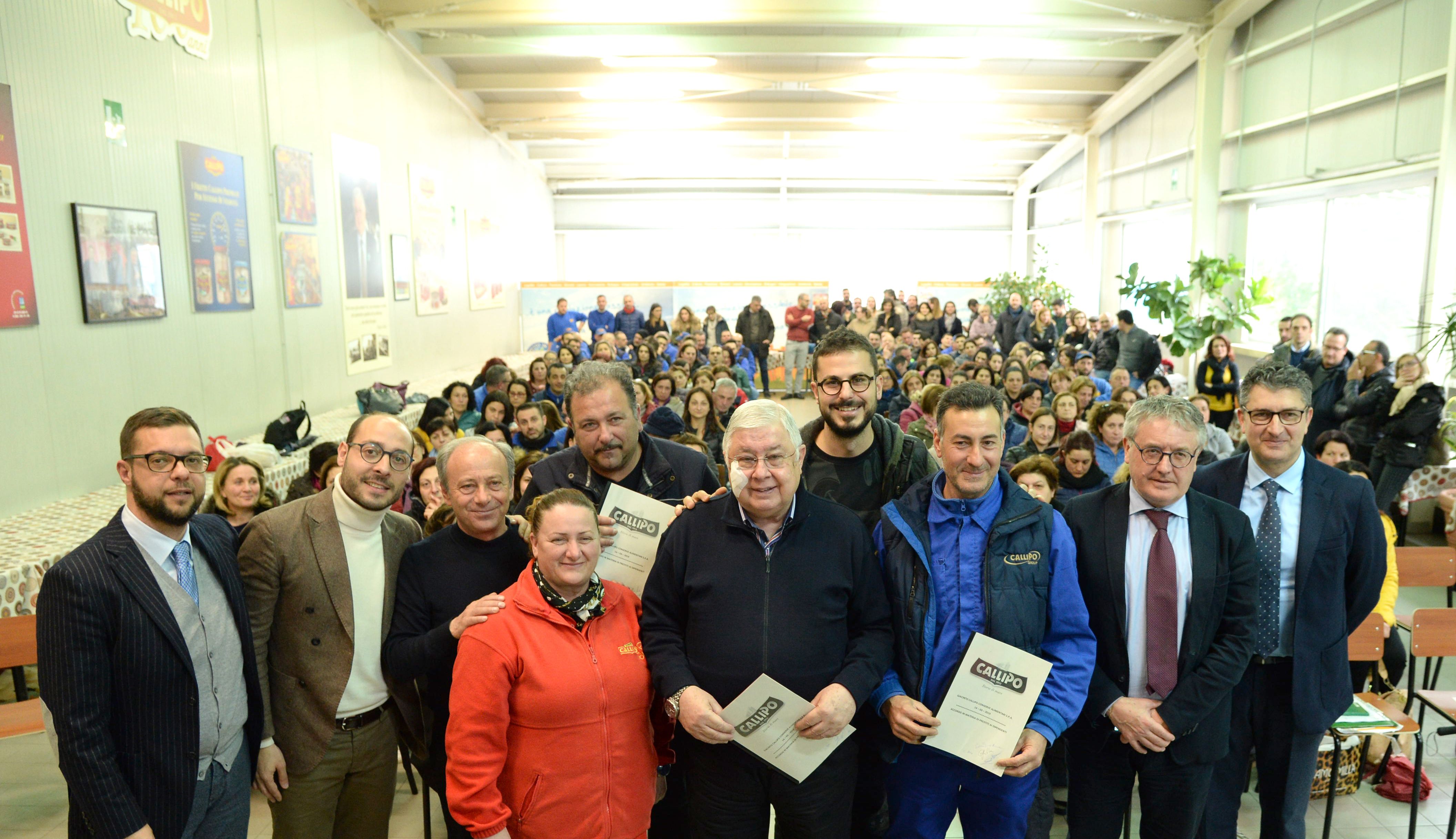Welfare aziendale, Fai Cisl sigla protocollo con il gruppo Callipo