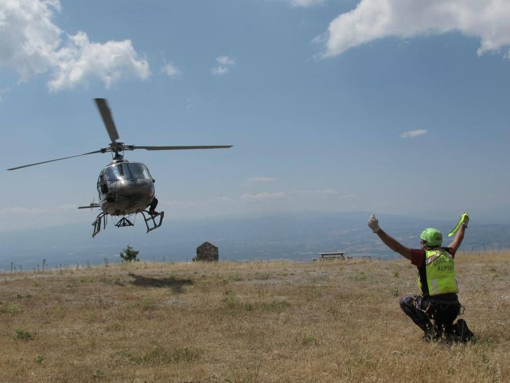 Scivola durante un'escursione, salvato dal Soccorso alpino