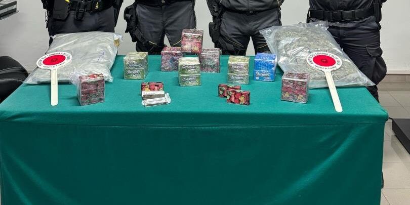 Colpo al traffico di droga a Crotone: sequestrati oltre 11 chili di sostanze stupefacenti – VIDEO