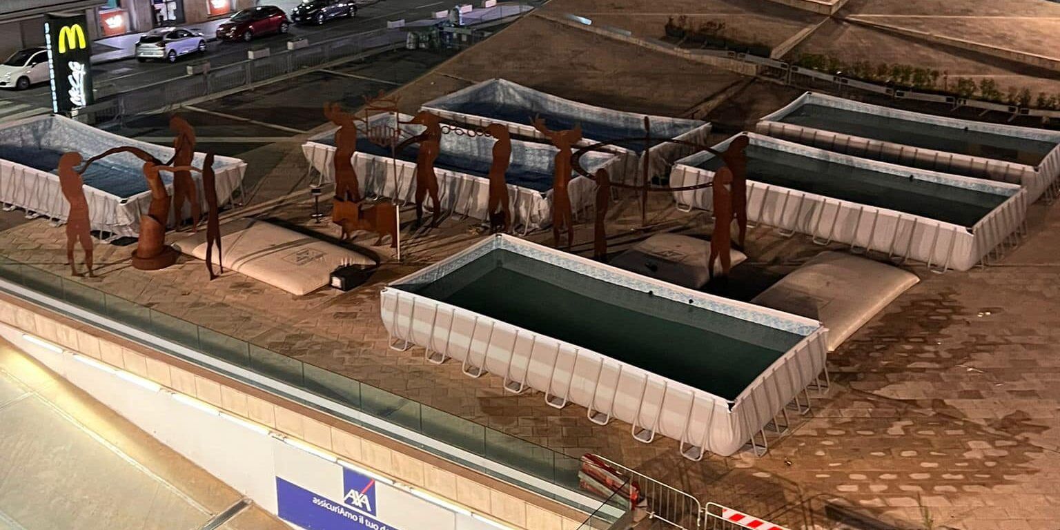 Cosenza, prove di carico a Piazza Bilotti. «Al termine sarà chiesto il dissequestro»