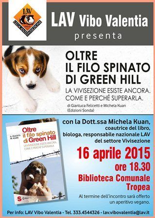 A Tropea i metodi alternativi alla vivisezione sugli animali